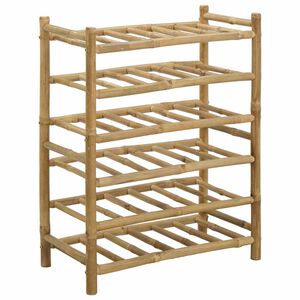 vidaXL Vinst&auml;ll Naturf&auml;rg 57 x 29,5 x 72 cm Bambus