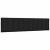 vidaXL Headboard Cushion "Hanko" Black 200 cm Fabric