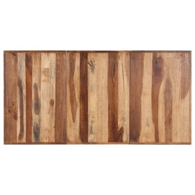 vidaXL Matbord 160x80x75 cm massivt trä med honungsfinish