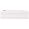 vidaXL Odlingsl&aring;da 80x80x23 cm vit massiv furu