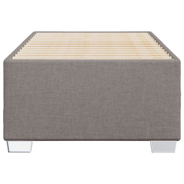 vidaXL S&auml;ngram utan madrass Taupe 80x200cm tyg