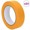 vidaXL M&aring;lartape 24 pcs Gul 30mm x 50m Papper