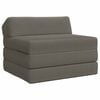 vidaXL F&auml;llbar Soffbed 2-sits Ljusgr&aring; 70 x 60 x 49 cm Kordread tyg