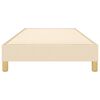 vidaXL Boxspring-s&auml;ngram gr&auml;ddvit 90x190 cm tyg