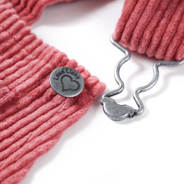 Hängselklänning för barn manchester rosa 128