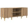 vidaXL Skivsk&aring;p 121 x 38 x 48 cm Konstruerat tr&auml; Artisan Ek
