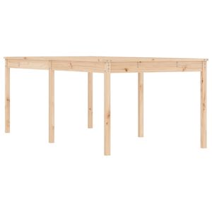 vidaXL Tr&auml;dg&aring;rdsbord 203,5x100x76 cm massiv furu