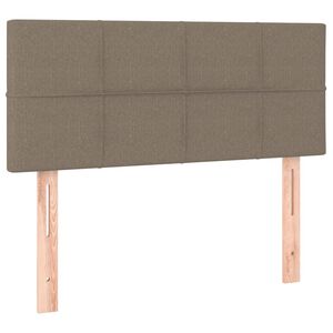 vidaXL S&auml;nggavel taupe 100 x 5 x 78/88 cm tyg