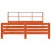 vidaXL S&auml;ngram utan madrass vaxbrun 180x200 cm massiv furu