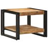 vidaXL Soffbord 50x50x38 cm massivt grovt tr&auml; mango