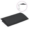 vidaXL Reservtyg f&ouml;r frih&auml;ngande parasoll svart 350 cm