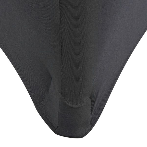 vidaXL Bords&ouml;verdrag stretch 2 st antracit 183x76x74 cm