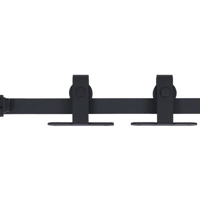 vidaXL Mini skjutdörrsbeslag för skåp kolstål 122 cm