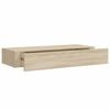 vidaXL V&auml;ggmonterad l&aring;da ek 60x23,5x10 cm MDF