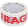 vidaXL Förpackningstejp 72 st FRAGILE vit 48 mm x 66 m