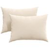 vidaXL Sofakuddar 2 st tyg Beige 70 x 50 cm