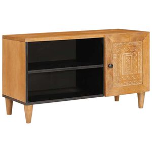 vidaXL TV Enheter med hylla Ljusbrun 80 x 33 x 46 cm Konstruerat tr&auml;