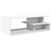 vidaXL Soffbord vit 102x55x35 cm konstruerat tr&auml;