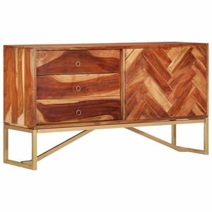 vidaXL Sideboard HonungsBrun 160 x 30 x 80 cm Massivt Akaciatr&auml;