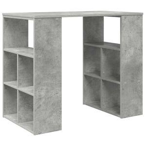 vidaXL Skrivbord Betonggr&aring; Konstruerat tr&auml; 90 x 50 x 75 cm