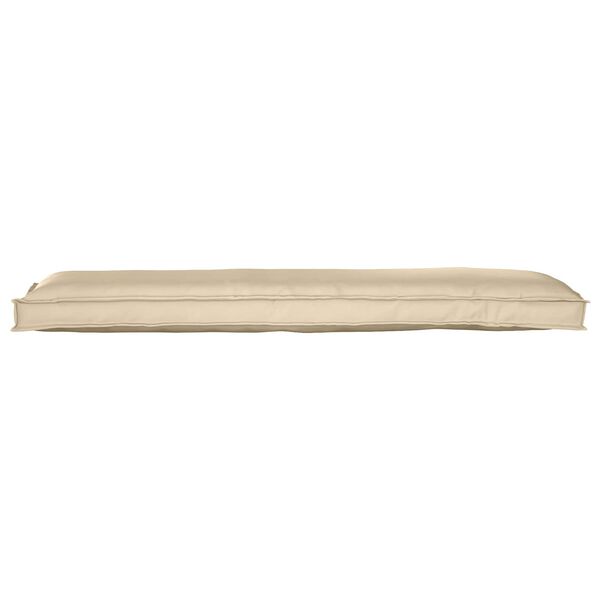 vidaXL Kudde Beige 150 x 40 x 8 cm Oxford Tyg