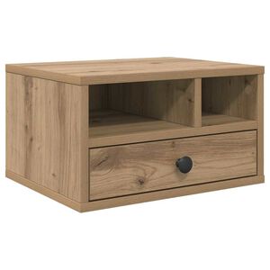 vidaXL Skrivarst&auml;ll Artisan Ek 40 x 32 x 24 cm Konstruerat tr&auml;