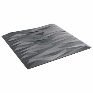 vidaXL V&auml;ggpaneler 12 st 50 x 50 cm Sten gr&aring; XPS Skum
