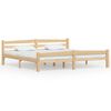 vidaXL S&auml;ngram massiv furu 200x200 cm