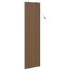 vidaXL Rullgardin med gardiner Brun 60 x 220 cm Bambu