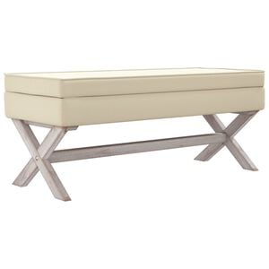 vidaXL F&ouml;rvaringspall 110x45x49 cm linne