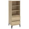 vidaXL H&ouml;gsk&aring;p sonoma-ek 40x36x110 cm konstruerat tr&auml;