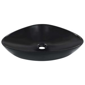vidaXL Handfat 58,5x39x14 cm keramik svart