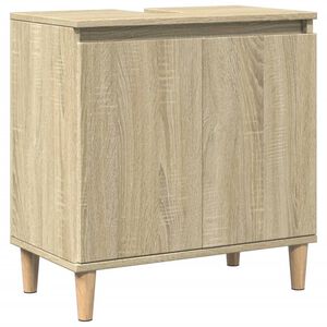 vidaXL Tv&auml;ttst&auml;llssk&aring;p sonoma-ek 58x33x60 cm konstruerat tr&auml;