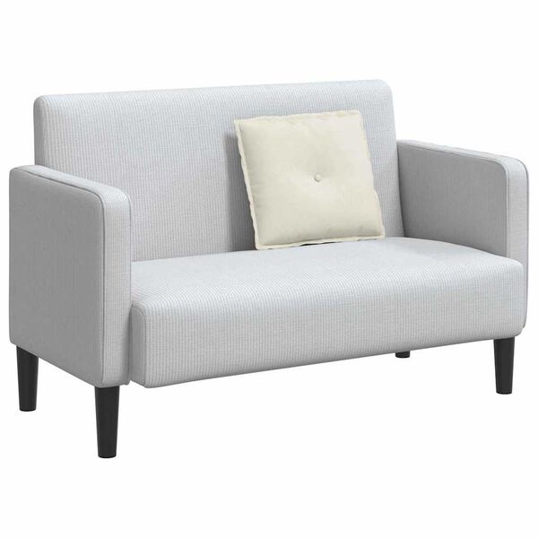 vidaXL Ryggkudde Kräm 50 x 45 cm Kordread tyg