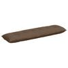 vidaXL Ryggkudde Brun 180 x 19 x 50 cm tyg