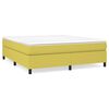 vidaXL Boxspring-s&auml;ngram gr&ouml;n 180x200 cm tyg