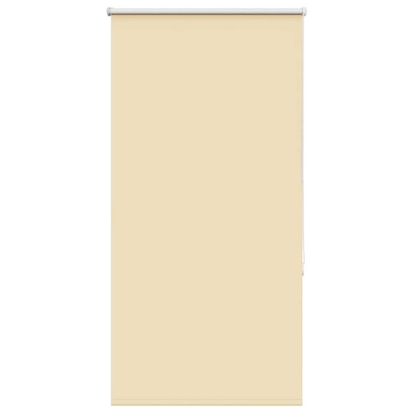 vidaXL Rullgardin m&ouml;rkl&auml;ggningsbeige 75x150 cm tyg bredd 70,7 cm