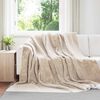 vidaXL Kastfilt Beige 220 x 240 cm Fleece