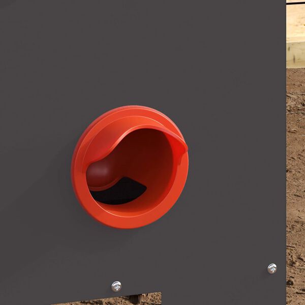 vidaXL H&ouml;nsfodertr&aring;g 2 pcs Svart 40,5 x 25 x 38 cm Kallvalsat St&aring;l