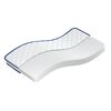 vidaXL Memoryskummadrass vit 90x190x17 cm mjuk