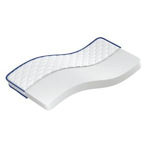 vidaXL Memoryskummadrass vit 90x190x17 cm mjuk