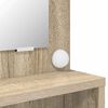 vidaXL Sängrum Smyckesbord med låda Sonoma-ek 80 x 39,6 x 135 cm