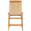 vidaXL Hopfällbara trädgårdsstolar 2 st massivt eukalyptusträ