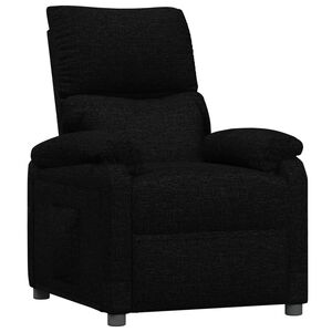 vidaXL Reclinerf&aring;t&ouml;lj svart tyg