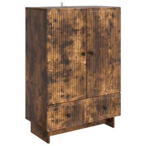 vidaXL Sideboard R&ouml;kt Ek 66 x 34,5 x 95 cm Konstruerat tr&auml;