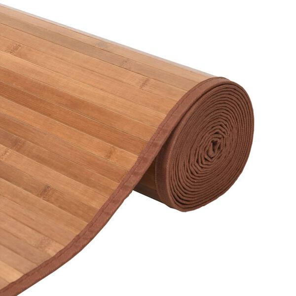vidaXL Matta rektangul&auml;r naturlig 60x100 cm bambu