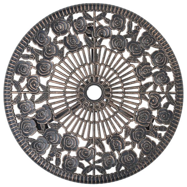 vidaXL Caféset 3 delar gjuten aluminium