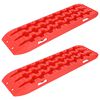 vidaXL Traktionsplatta 2 pcs R&ouml;d 106 x 30,5 x 7 cm F&ouml;rst&auml;rkt nylon