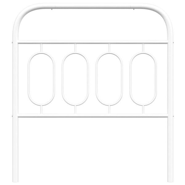 vidaXL Ers&auml;ttningsgavel metall vit 80 cm