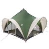 vidaXL Tipi T&auml;lt med tak Gr&ouml;n 6 personer Polyester och St&aring;l